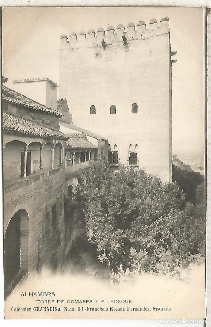 Postales: GRANADA ALHAMBRA DORSO SIN DIVIDIR - Foto 1