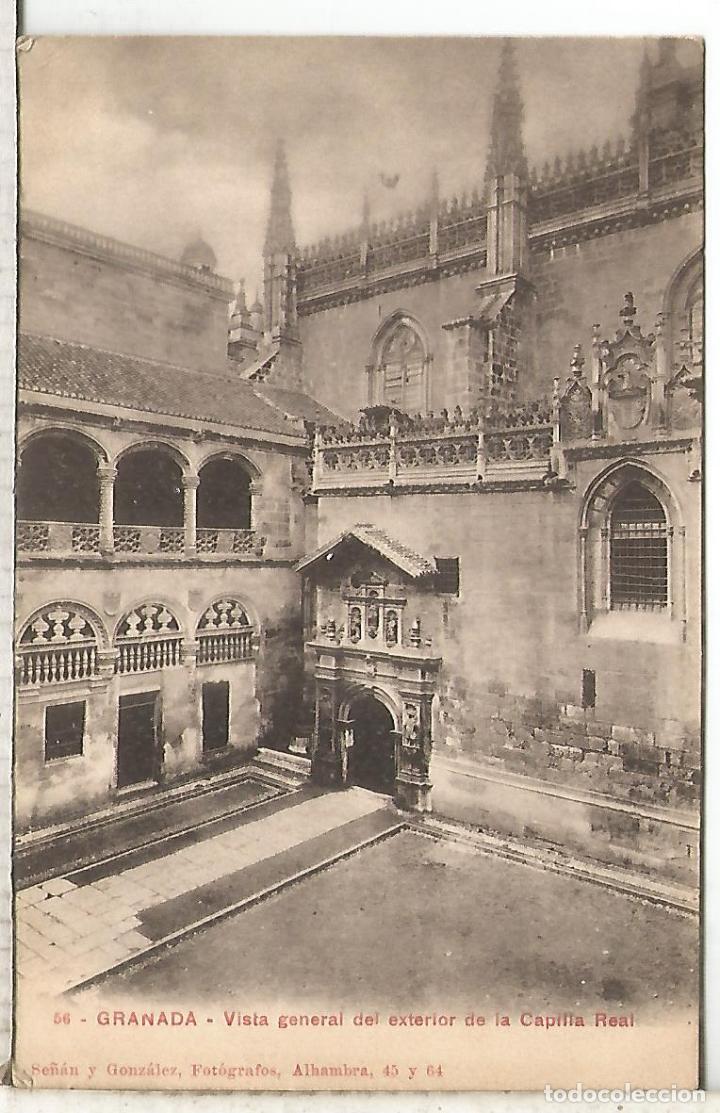 Postales: GRANADA CAPILLA REAL ESCRITA - Foto 1