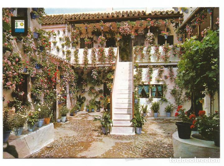 Postales: TIPICO PATIO ANDALUZ COSTA DEL SOL - EDICION ESCUDO DE ORO - POSTAL