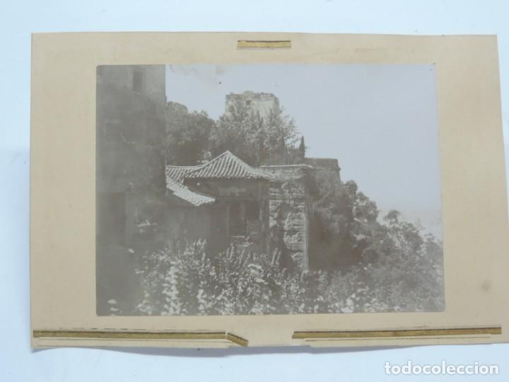 Postales: FOTOGRAFIA TIPO ALBUMINA DE VISTA DE GRANADA, MIDE CON EL CARTON 15 X 10 CMS.