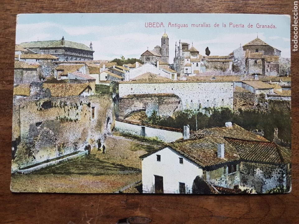 Postales: Antigua foto postal Ubeda Antiguas murallas Puerta Granada
