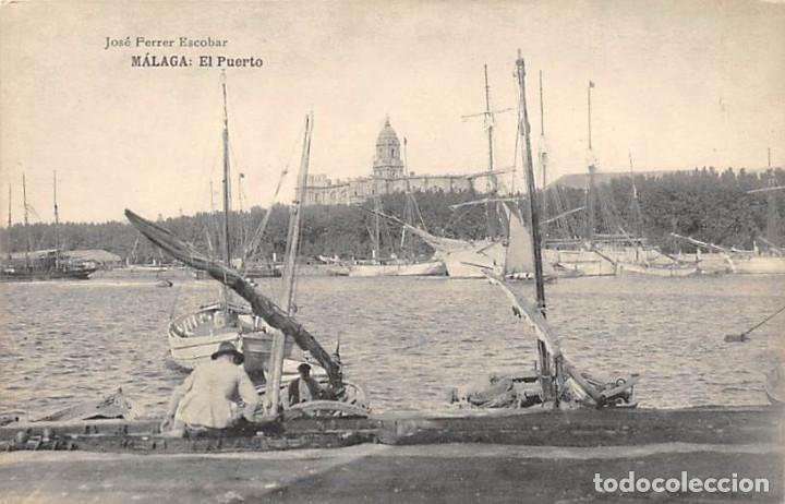 Postales: M&Aacute;LAGA.- PUERTO