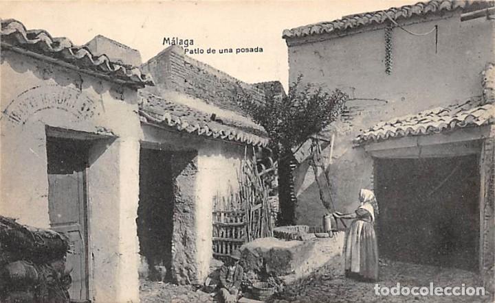Postales: M&Aacute;LAGA.- PATIO DE UNA POSADA