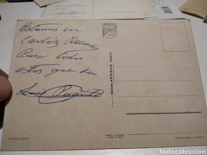 Postales: Recuerdo de C&aacute;diz Postal - Foto 2