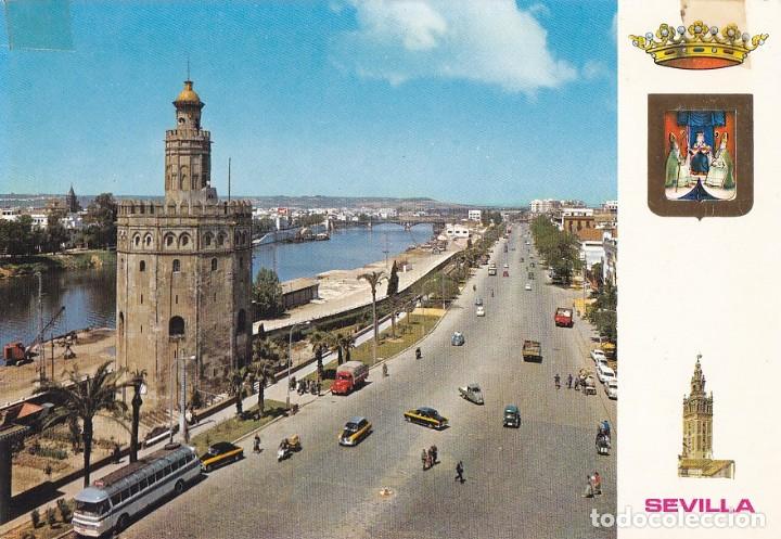 Postales: SEVILLA - TORRE DEL ORO - Foto 1
