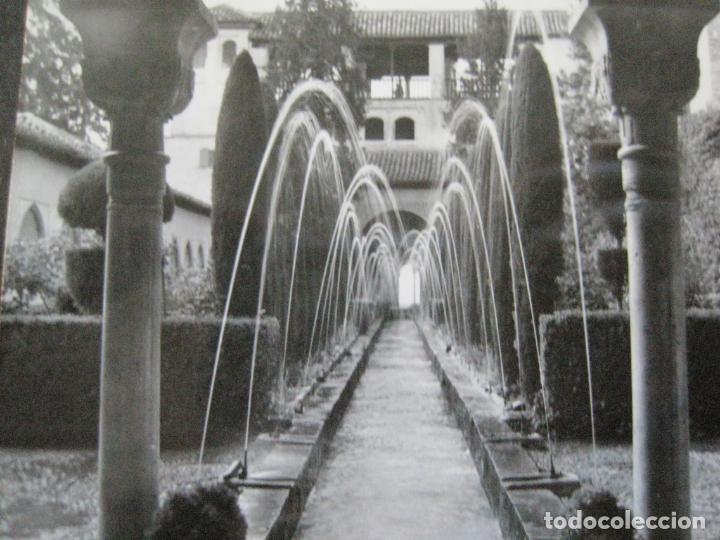 Postales: GRANADA-GENERALIFE-JARDINES-POSTAL ANTIGUA-(72.064)