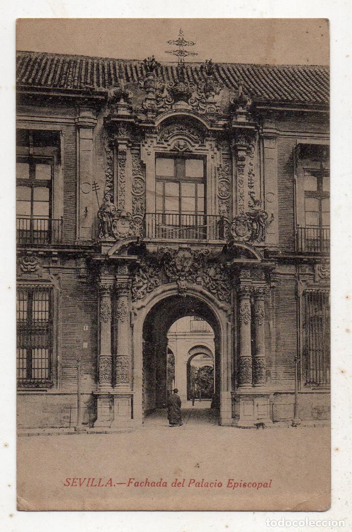 Postales: Sevilla. Fachada del Palacio Episcopal. - Foto 1