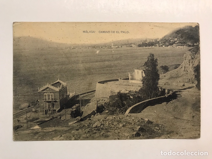 Postales: MALAGA, Postal Camino de El Palo. Fototipia Hauser y Menet (h.1910?) Circulada..