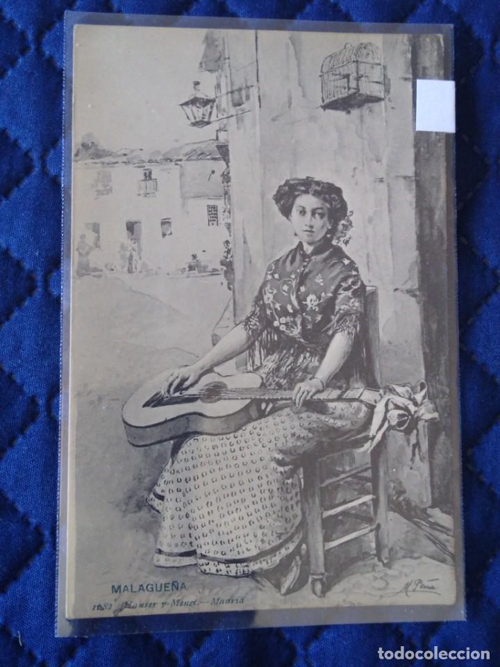 Postales: Malaga Malague&ntilde;a. 1682 Hauser y Menet serie general.