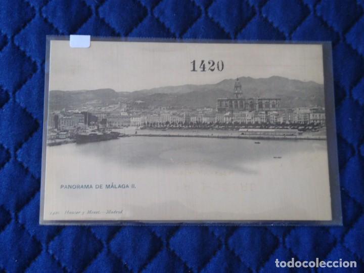 Postales: Malaga Panorama II 1420 Hauser y Menet serie general.