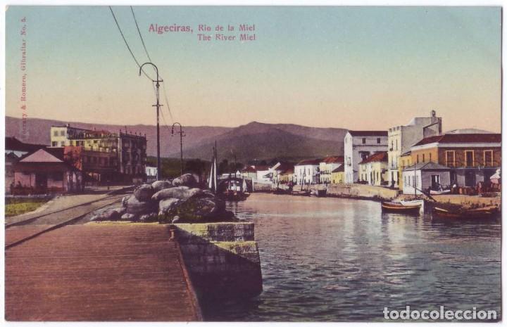 Postales: Algeciras (C&aacute;diz): R&iacute;o de la Miel. J. Ferrary & Romero / Purger. No circulada (A&ntilde;os 10)