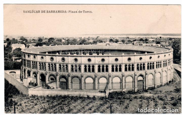 Postais: BONITA POSTAL - SANLUCAR DE BARRAMEDA (CADIZ) - PLAZA DE TOROS