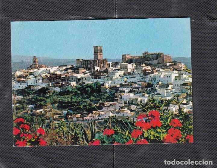 Postales: 9423.- ARCOS DE LA FRONTERA. VISTA PARCIAL, CASTILLO Y SANTA MAR&Iacute;A