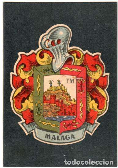 Postales: PRECIOSA POSTAL - MALAGA - ESCUDO