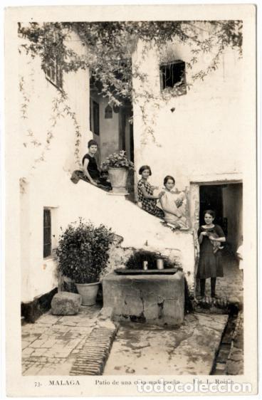 Postais: PRECIOSA POSTAL FOTOGRAFICA - MALAGA - PATIO DE UNA CASA MALAGUE&Ntilde;A