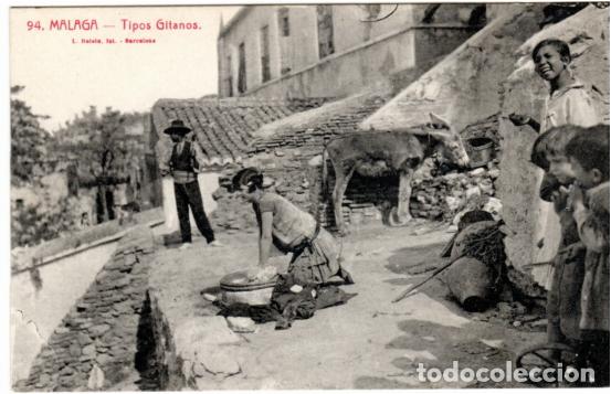 Postales: PRECIOSA POSTAL - MALAGA - TIPOS GITANOS