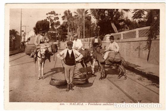 Postales: PRECIOSA POSTAL - MALAGA - VENDEDORES AMBULANTES