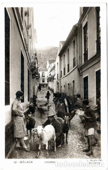 Postales: PRECIOSA POSTAL FOTOGRAFICA - MALAGA - LECHERO