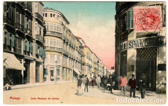 Postales: PRECIOSA POSTAL - MALAGA - CALLE MARQUES DE LARIOS