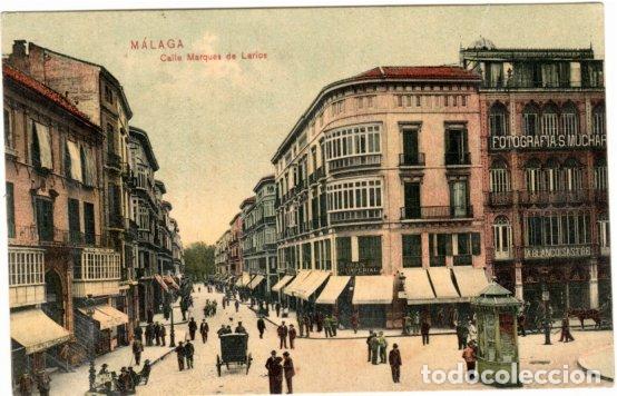 Postales: PRECIOSA POSTAL - MALAGA - CALLE MARQUES DE LARIOS