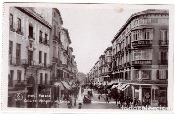 Postales: BONITA POSTAL - MALAGA - CALLE DEL MARQUES DE LARIOS