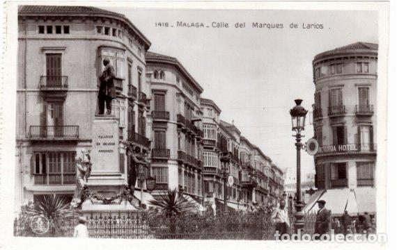 Postales: PRECIOSA POSTAL FOTOGRAFICA - MALAGA - CALLE DEL MARQUES DE LARIOS
