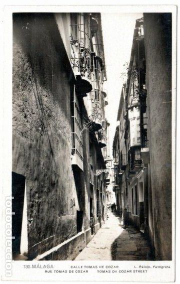 Postales: BONITA POSTAL FOTOGRAFICA - MALAGA - CALLE TOMAS DE CORZA