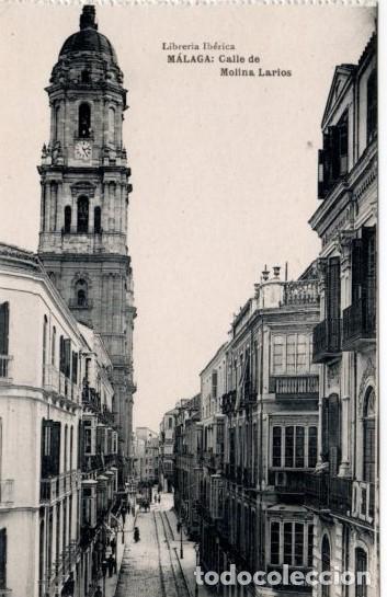 Postales: BONITA POSTAL - MALAGA - CALLE DE MOLINA LARIOS