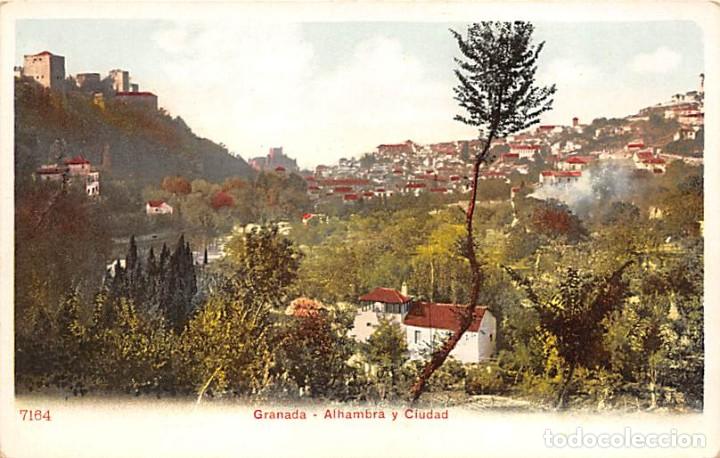 Postales: GRANADA.- ALHAMBRA Y CIUDAD