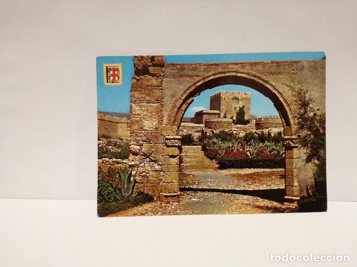 Postales: POSTAL N&ordm; 5 - ANDALUCIA - ALMERIA, ARCO ROMANO DE LA ALCAZABA - ED. FISA 1964