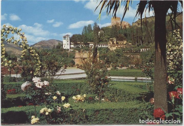 Postales: Serie 45-N&ordm; 410-GRANADA. Alhambra. El Partal. Sin circular. Ed. KOLOR ZERKOWITZ