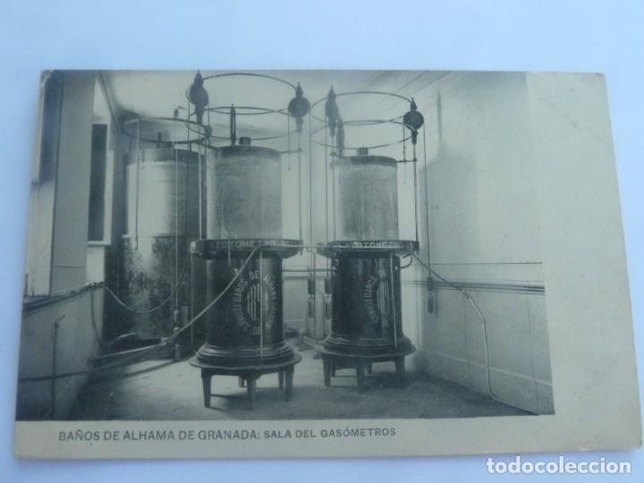 Postales: BA&Ntilde;OS DE ALHAMA DE GRANADA. SAL DE GASOMETROS