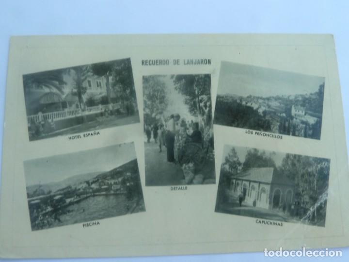 Postales: LANJARON . RECUERDO DE LANJARON - Foto 1