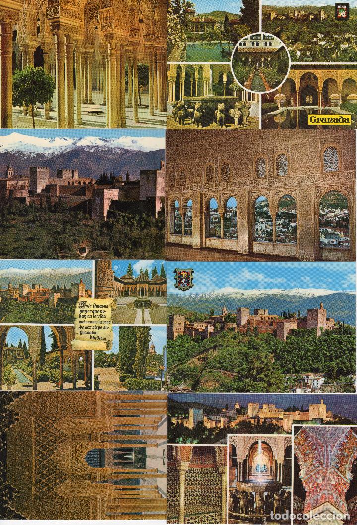 Postales: Varias 19 postales Granada antiguas - Foto 2