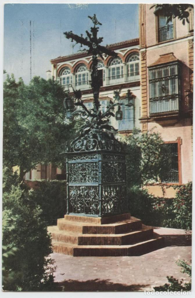 Postales: N&ordm; 40-SEVILLA. Cruz de Cerrajer&iacute;a. Escrita en 1962. Ed. HELIOTIPIA ART&Iacute;STICA ESPA&Ntilde;OLA