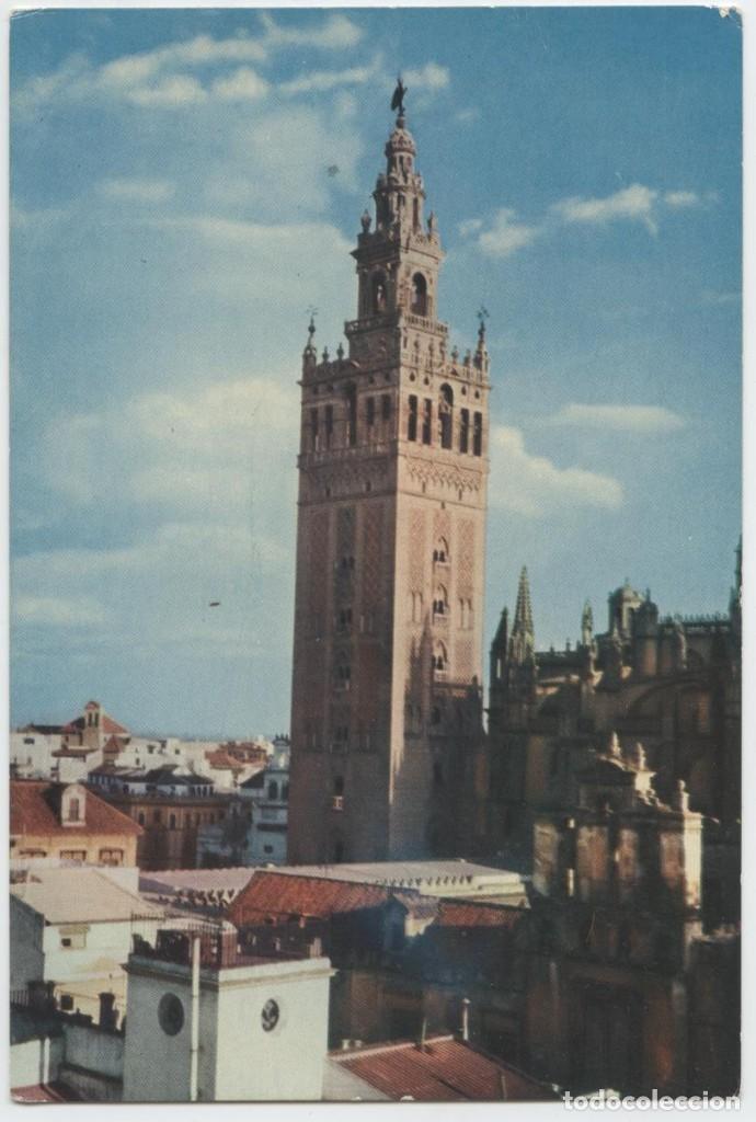 Postales: N&ordm; 113-SEVILLA. La Giralda. Escrita en 1962. Ed. HELIOTIPIA ART&Iacute;STICA ESPA&Ntilde;OLA