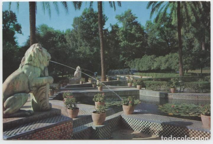 Postales: N&ordm; 1.133-SEVILLA. Parque de Mar&iacute;a Luisa: Fuente... Escrita en 1963. Ed.HELIOTIPIA ART&Iacute;STICA ESPA&Ntilde;OLA