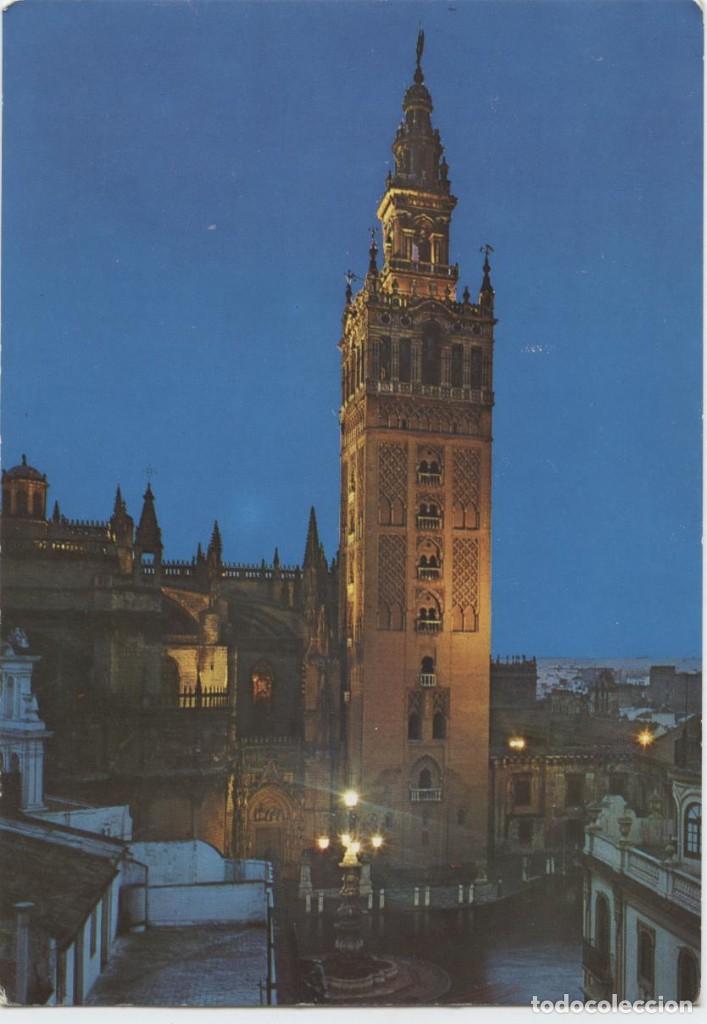 Postales: N&ordm; 178-SEVILLA. La Giralda de noche. Sin circular. Ed. POSTALES RO-FORO