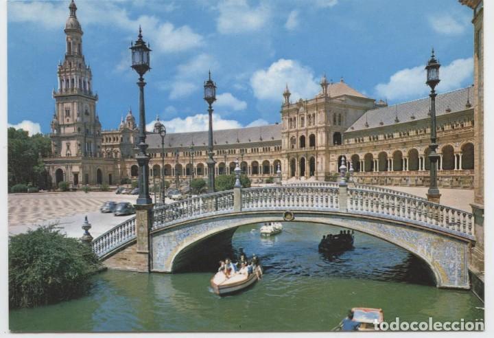 Postales: N&ordm; 368-SEVILLA. Plaza de Espa&ntilde;a. Sin circular. Ed. A. SUBIRATS CASANOVAS