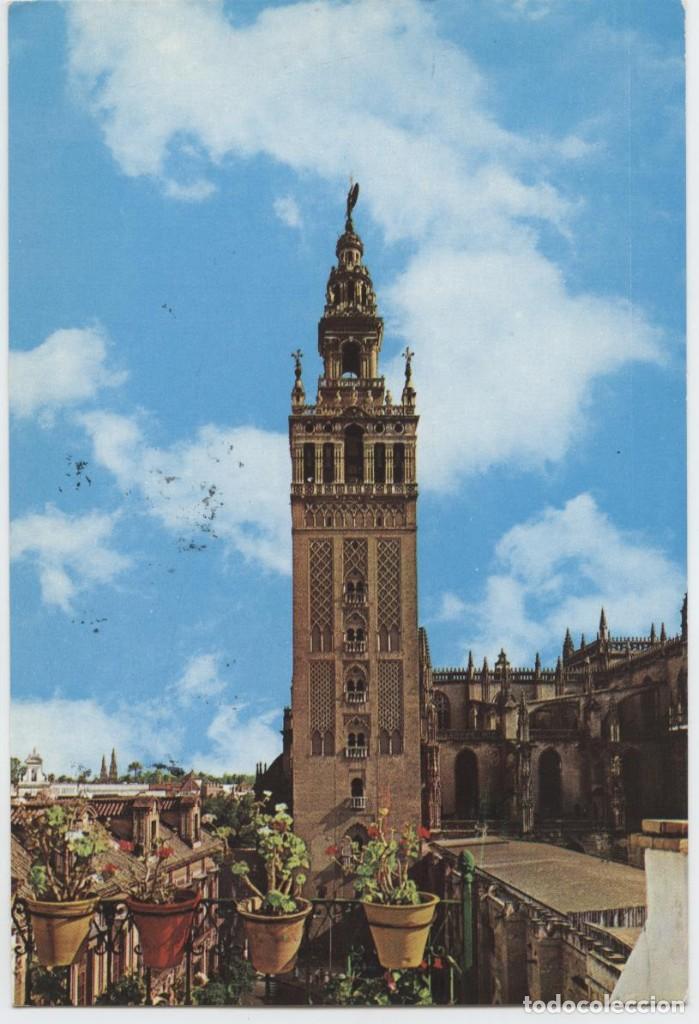 Postales: N&ordm; 213-SEVILLA. La Giralda. Circulada. Ed. GARCIA GARRABELLA