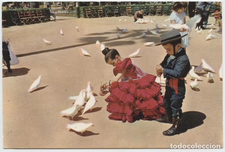 Postales: N&ordm; 105-SEVILLA. Feria. Escena t&iacute;pica. Ed. EDICIONES RO-FOTO