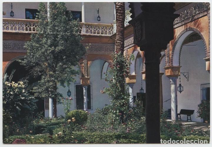 Postales: N&ordm; 70-SEVILLA. Palacio de las Due&ntilde;as. Patio principal. Escrita en 1968. Ed. GARC&Iacute;A GARRABELLA