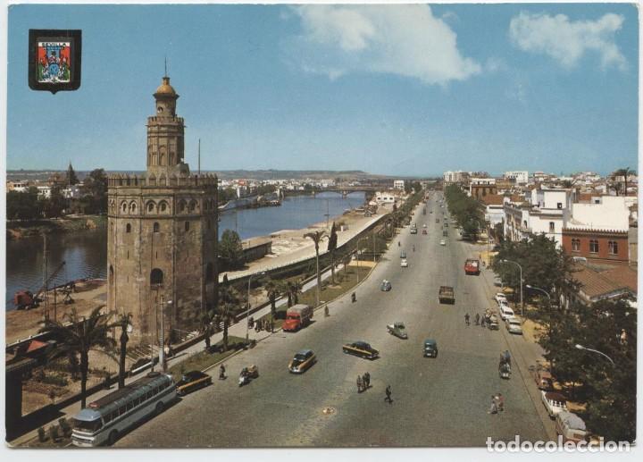 Postales: N&ordm; 97-SEVILLA. Torre del Oro y Guadalquivir. Escrita en 1969. Ed. DOM&Iacute;NGUEZ