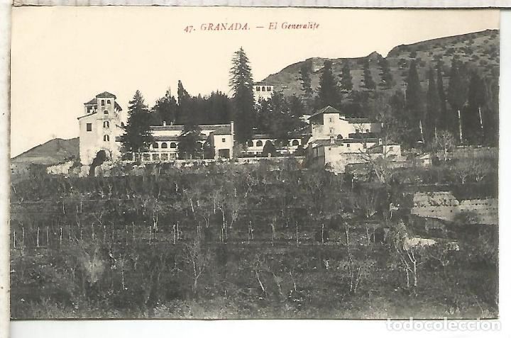 Postales: GRANADA GENERALIFE SIN ESCRIBIR - Foto 1