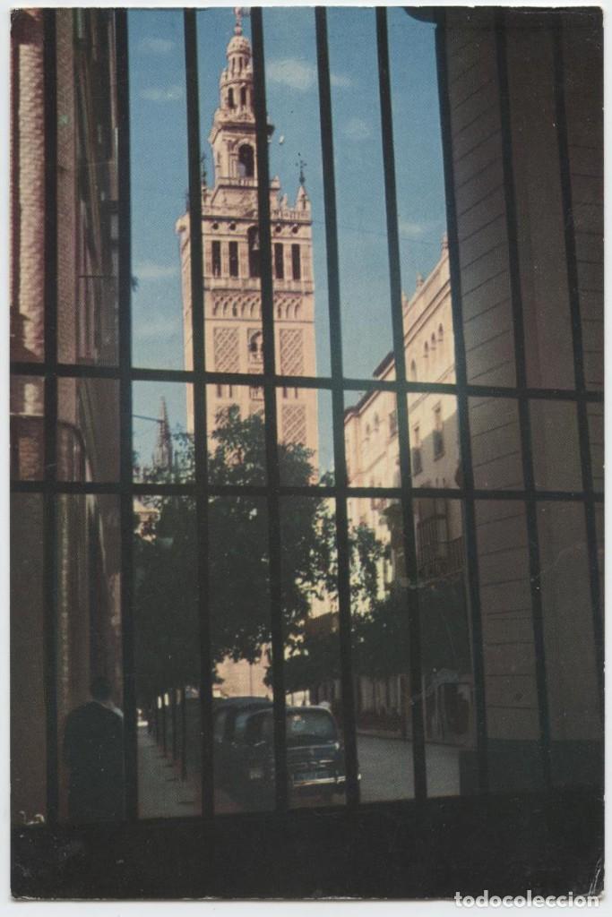 Postales: N&ordm; 186-SEVILLA. La Giralda. Escrita en 1962. Ed. HELIOTIPIA ART&Iacute;STICA ESPA&Ntilde;OLA
