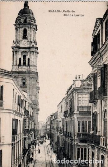 Postales: BONITA POSTAL - MALAGA - CALLE DE MOLINA LARIOS