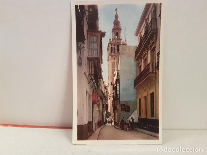 Cartoline: antigua postal sevilla la giralda desde la calle placentines circulada