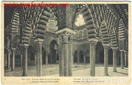 Postales: Sevilla.- Alcazar: Patio de las Doncellas