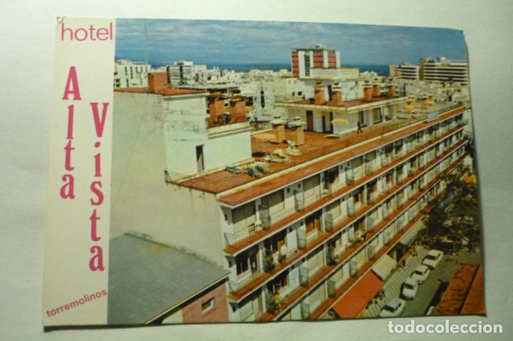 Postales: postal hotel alta vista torremolinos circulada