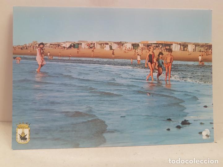 Postales: antigua postal san lucar de barrameda cadiz playa sin circular